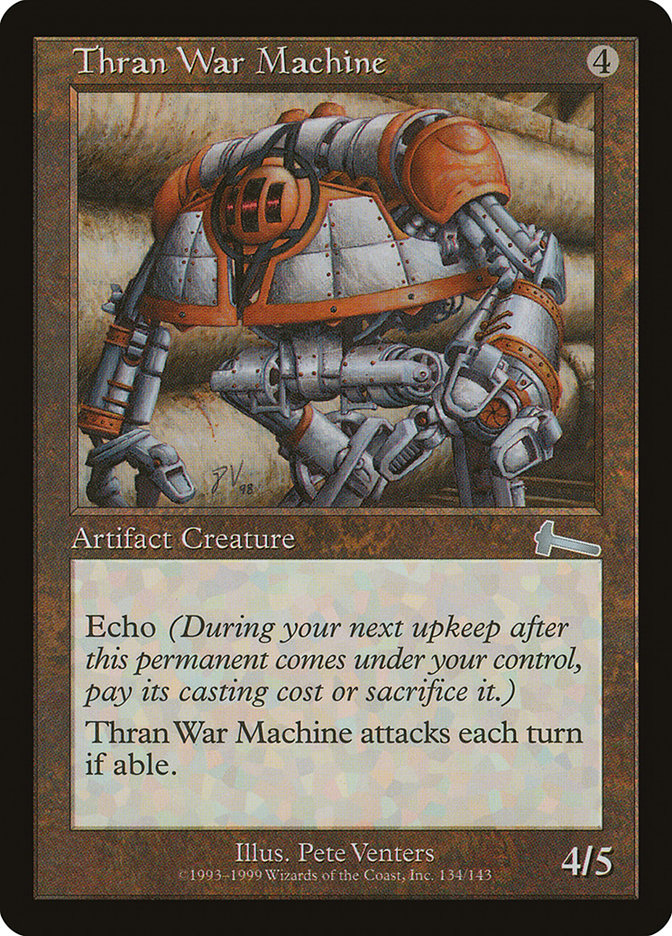 Thran War Machine [Urza's Legacy] MTG Single Magic: The Gathering | Red Claw Gaming