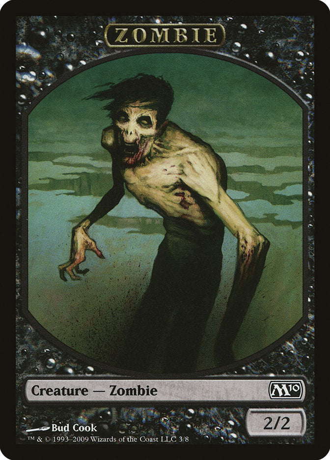 Zombie Token [Magic 2010 Tokens] MTG Single Magic: The Gathering | Red Claw Gaming