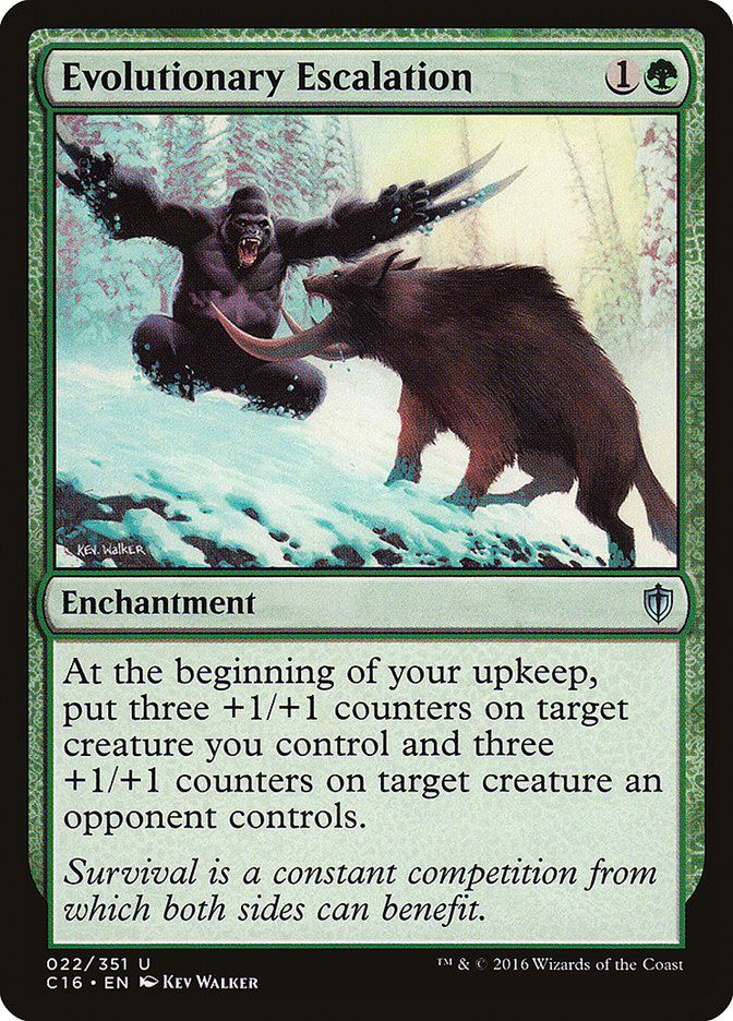 Evolutionary Escalation [Commander 2016] MTG Single Magic: The Gathering | Red Claw Gaming