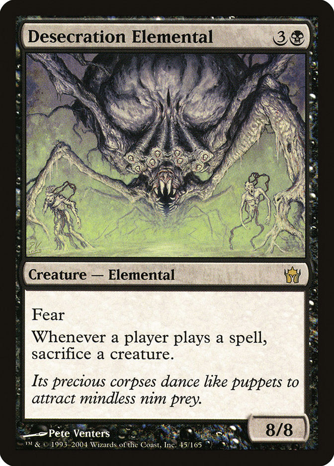 Desecration Elemental [Fifth Dawn] MTG Single Magic: The Gathering | Red Claw Gaming