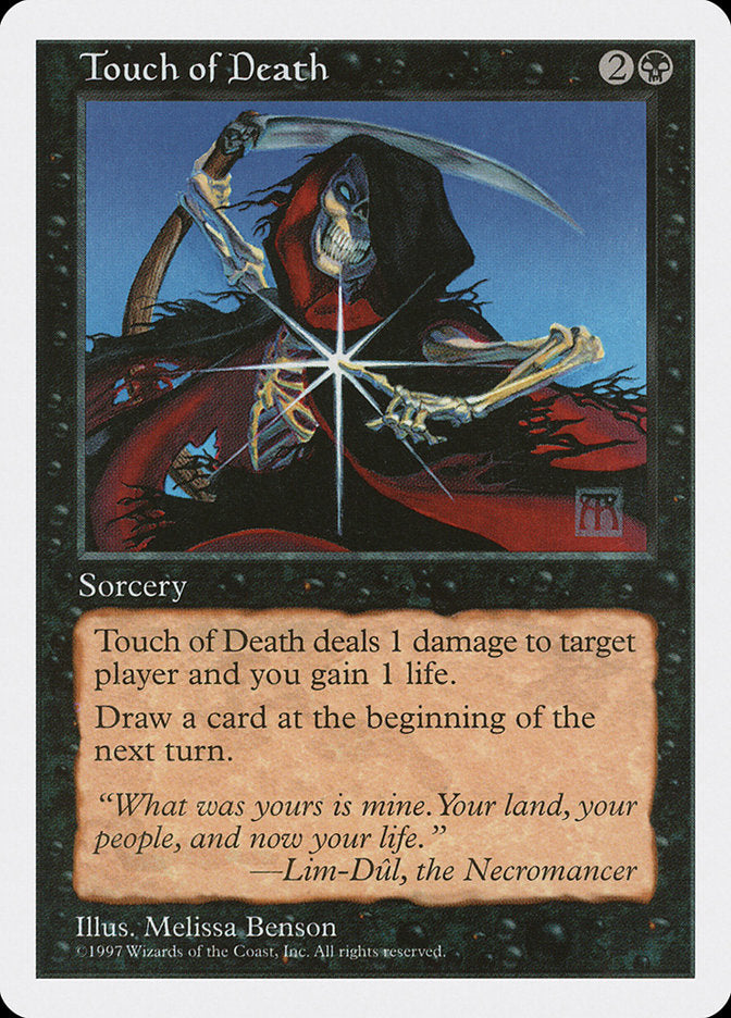 Touch of Death [Fifth Edition] MTG Single Magic: The Gathering | Red Claw Gaming