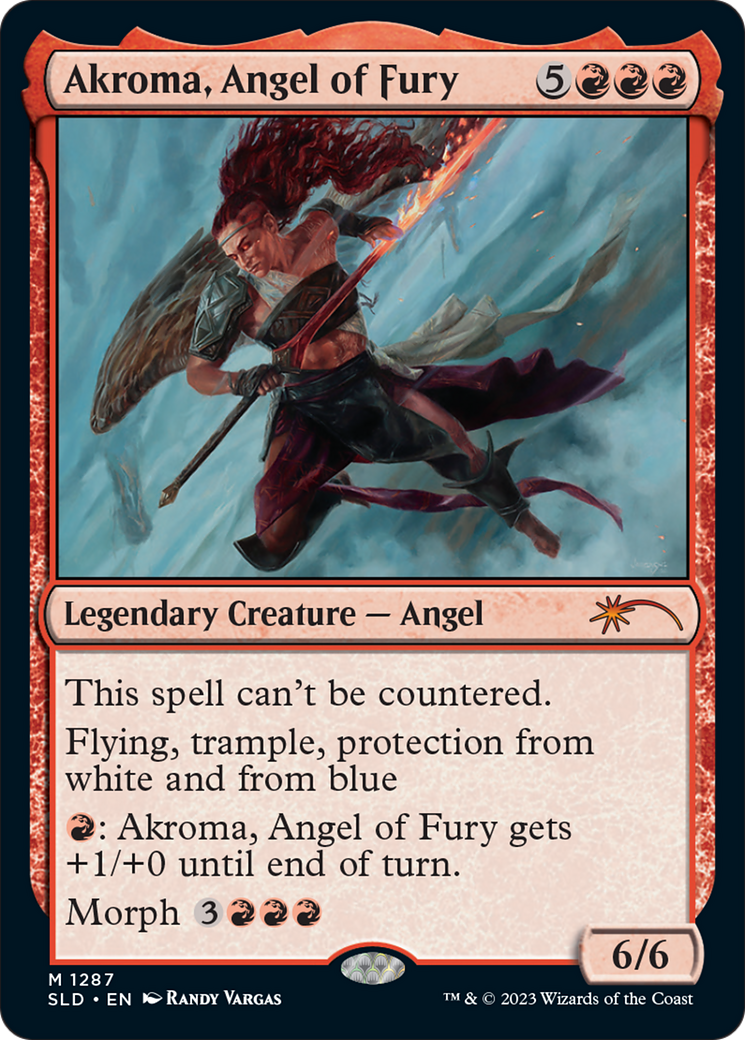 Akroma, Angel of Fury [Secret Lair Drop Series] MTG Single Magic: The Gathering | Red Claw Gaming