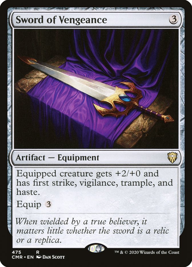 Sword of Vengeance [Commander Legends] MTG Single Magic: The Gathering | Red Claw Gaming