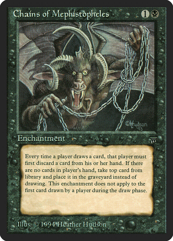 Chains of Mephistopheles [Legends] MTG Single Magic: The Gathering | Red Claw Gaming