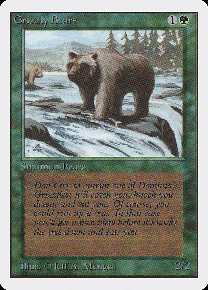 Grizzly Bears [Unlimited Edition] MTG Single Magic: The Gathering | Red Claw Gaming