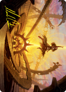 Katilda's Rising Dawn Art Card (Gold-Stamped Signature) [Innistrad: Crimson Vow Art Series] MTG Single Magic: The Gathering | Red Claw Gaming