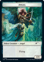 Angel (SLD) // Soldier (GRN) Double-Sided Token [Secret Lair: Angels Tokens] MTG Single Magic: The Gathering | Red Claw Gaming