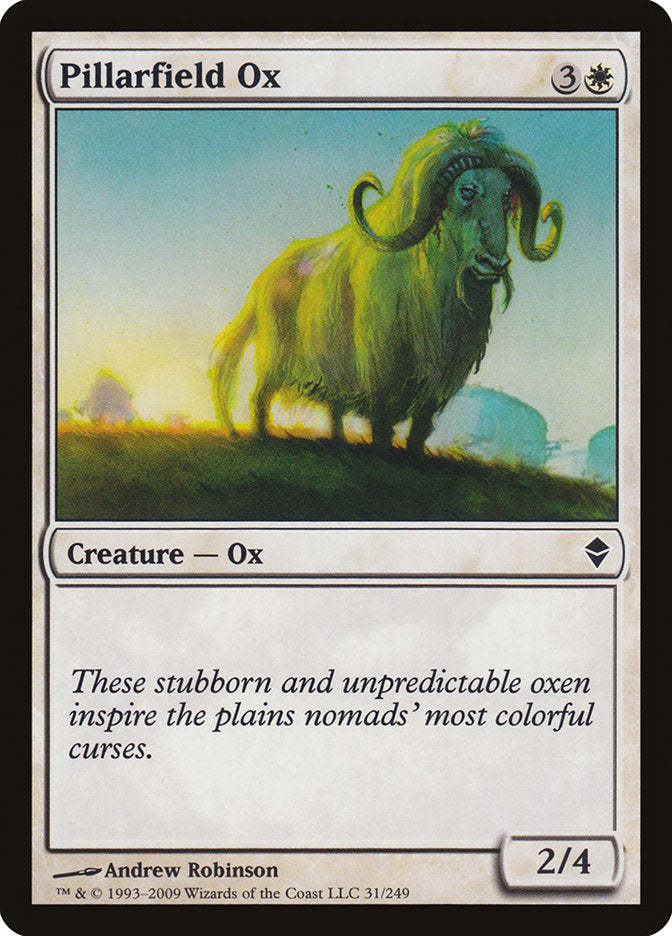 Pillarfield Ox [Zendikar] MTG Single Magic: The Gathering | Red Claw Gaming