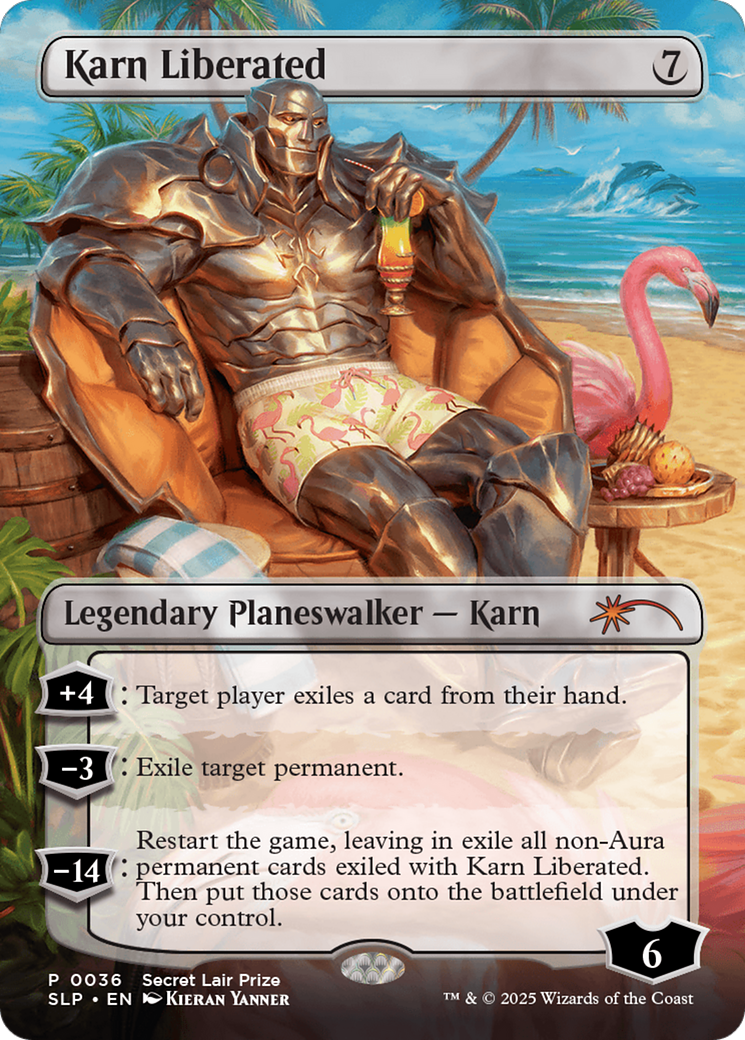 Karn Liberated [Secret Lair Showdown] MTG Single Magic: The Gathering | Red Claw Gaming