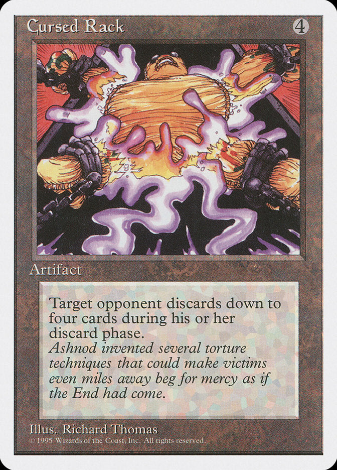 Cursed Rack [Fourth Edition] MTG Single Magic: The Gathering | Red Claw Gaming