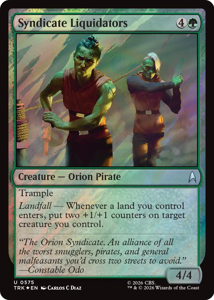 Syndicate Liquidators [Star Trek] MTG Single Magic: The Gathering | Red Claw Gaming