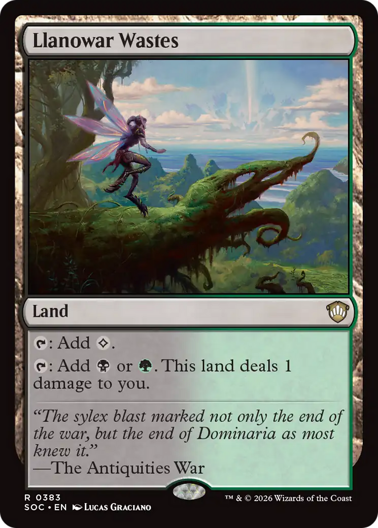 Llanowar Wastes [Secrets of Strixhaven Commander] MTG Single Magic: The Gathering | Red Claw Gaming