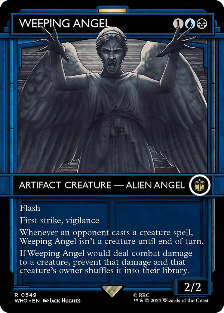 Weeping Angel (Showcase) [Doctor Who] MTG Single Magic: The Gathering | Red Claw Gaming