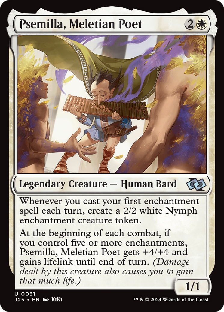Psemilla, Meletian Poet (Anime) [Foundations Jumpstart] MTG Single Magic: The Gathering | Red Claw Gaming