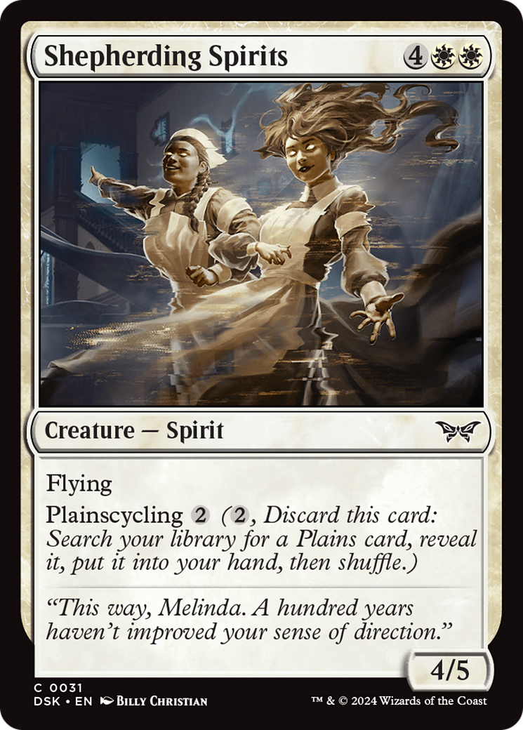 Shepherding Spirits [Duskmourn: House of Horror] MTG Single Magic: The Gathering | Red Claw Gaming