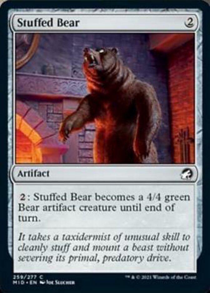 Stuffed Bear [Innistrad: Midnight Hunt] MTG Single Magic: The Gathering | Red Claw Gaming