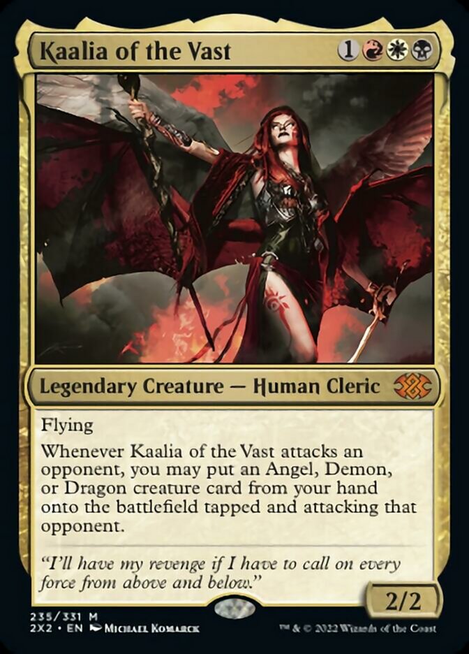 Kaalia of the Vast [Double Masters 2022] MTG Single Magic: The Gathering    | Red Claw Gaming