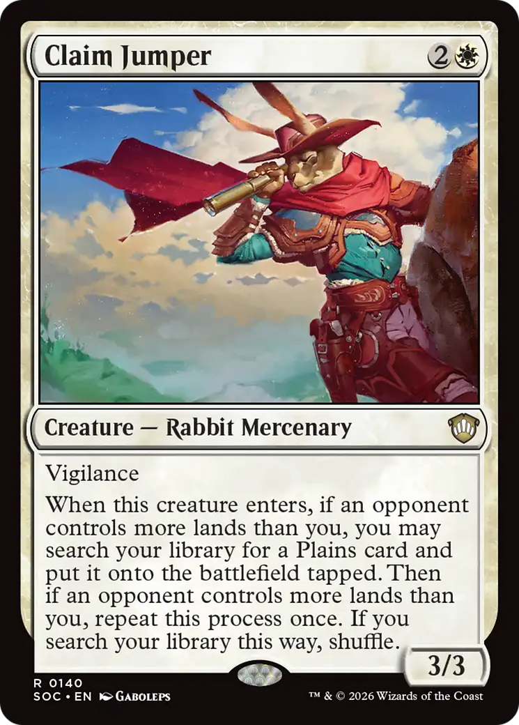 Claim Jumper [Secrets of Strixhaven Commander] MTG Single Magic: The Gathering | Red Claw Gaming