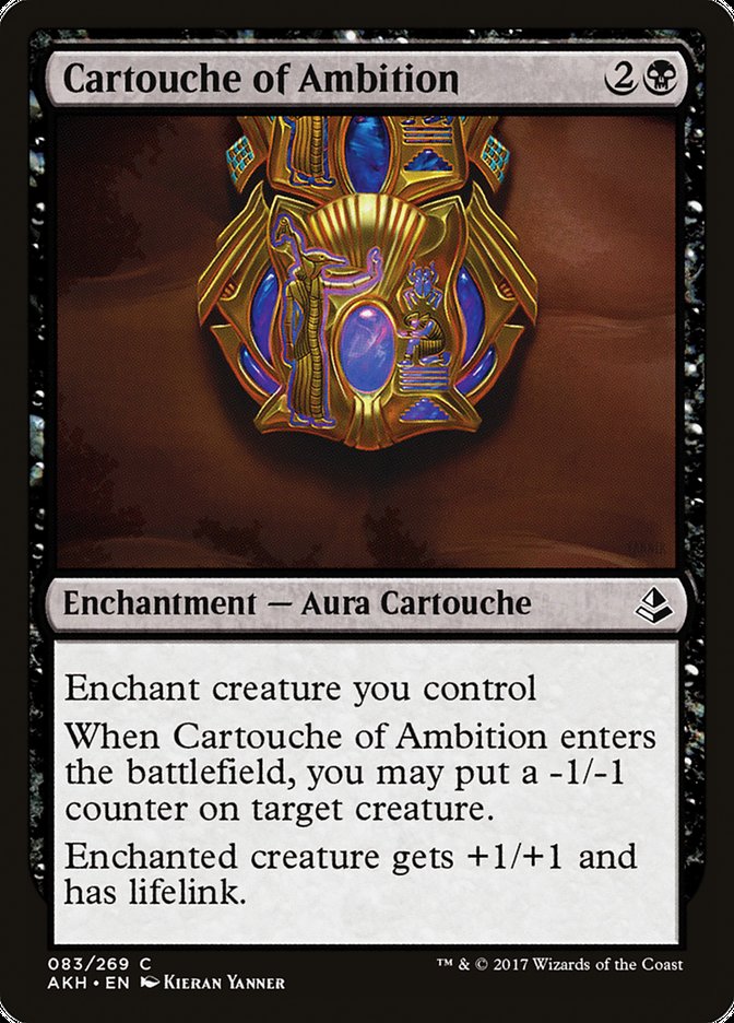 Cartouche of Ambition [Amonkhet] MTG Single Magic: The Gathering | Red Claw Gaming