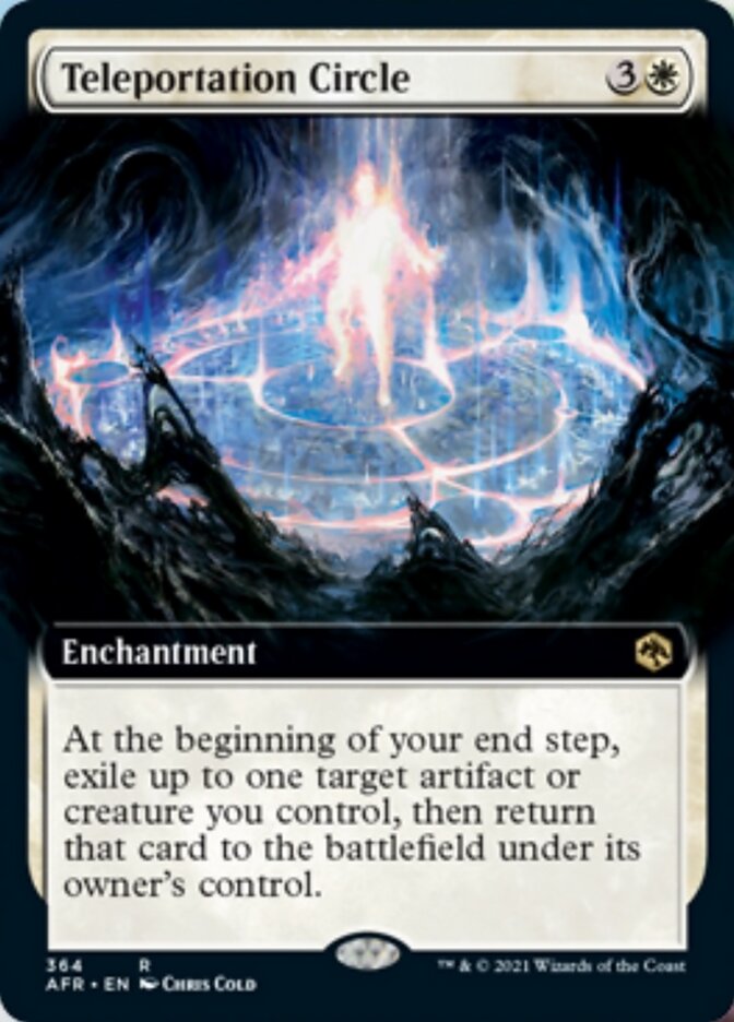 Teleportation Circle (Extended Art) [Dungeons & Dragons: Adventures in the Forgotten Realms] MTG Single Magic: The Gathering | Red Claw Gaming