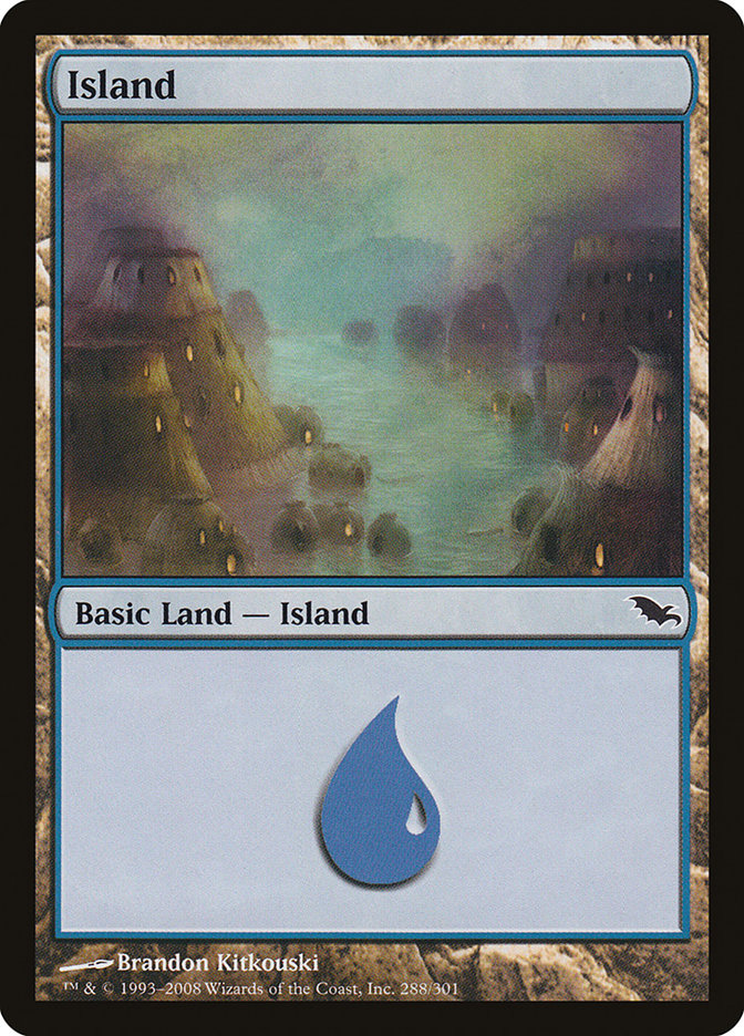 Island (288) [Shadowmoor] MTG Single Magic: The Gathering | Red Claw Gaming