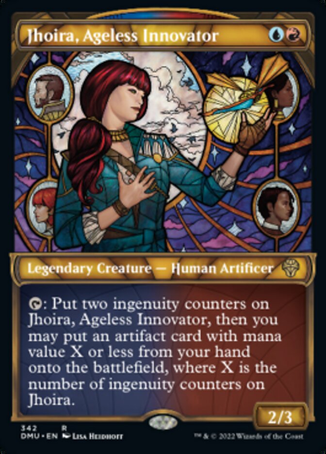 Jhoira, Ageless Innovator (Showcase Textured) [Dominaria United] MTG Single Magic: The Gathering | Red Claw Gaming