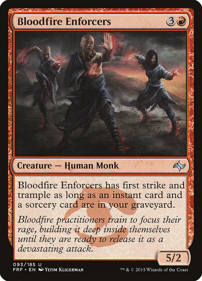 Bloodfire Enforcers [Fate Reforged] MTG Single Magic: The Gathering | Red Claw Gaming