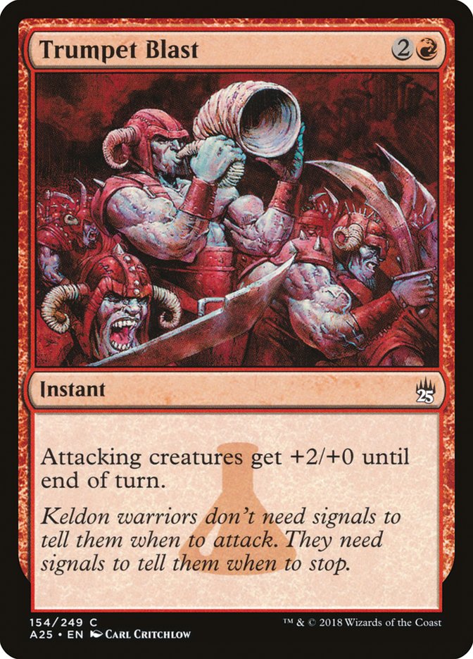 Trumpet Blast [Masters 25] MTG Single Magic: The Gathering | Red Claw Gaming