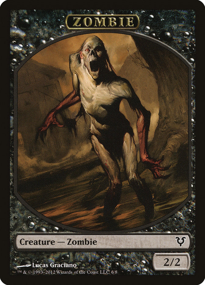 Zombie Token [Avacyn Restored Tokens] MTG Single Magic: The Gathering | Red Claw Gaming