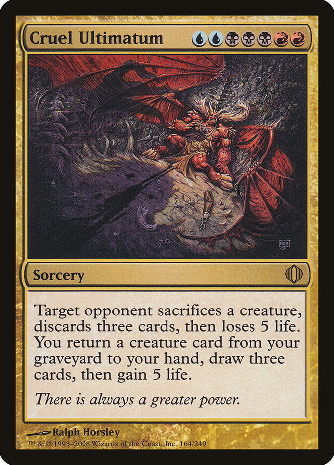 Cruel Ultimatum [Shards of Alara] MTG Single Magic: The Gathering | Red Claw Gaming