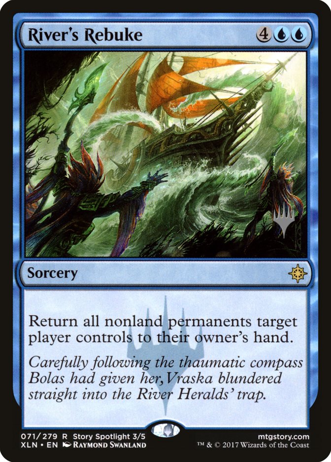 River's Rebuke (Promo Pack) [Ixalan Promos] MTG Single Magic: The Gathering | Red Claw Gaming