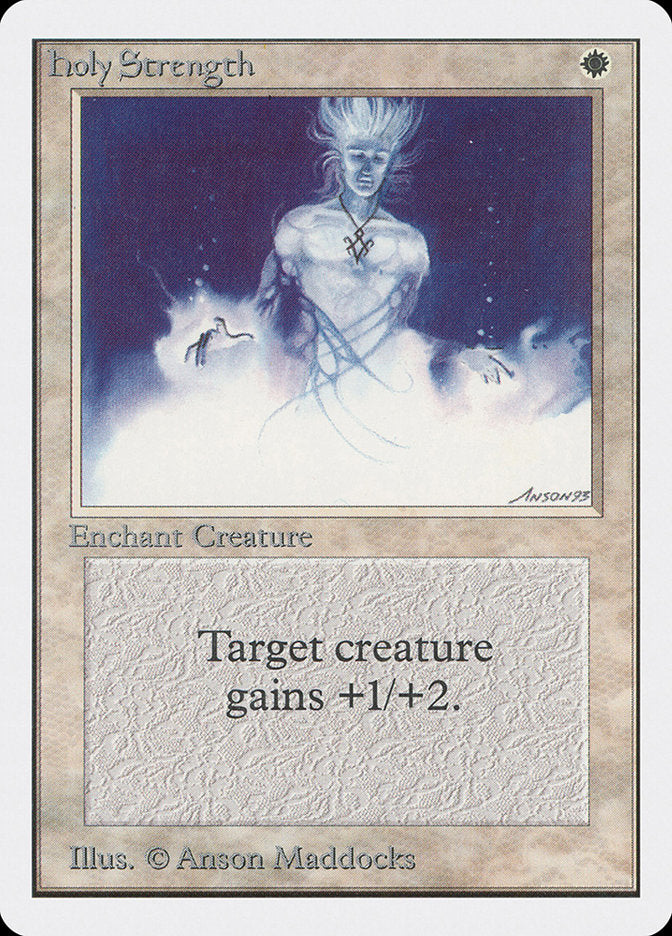 Holy Strength [Unlimited Edition] MTG Single Magic: The Gathering | Red Claw Gaming