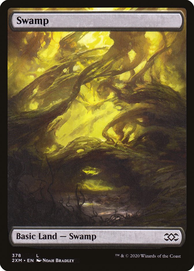 Swamp (378) [Double Masters] MTG Single Magic: The Gathering | Red Claw Gaming