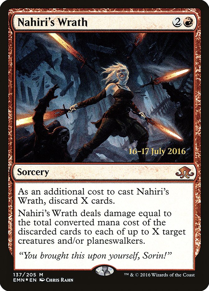 Nahiri's Wrath (Prerelease) [Eldritch Moon Promos] MTG Single Magic: The Gathering | Red Claw Gaming