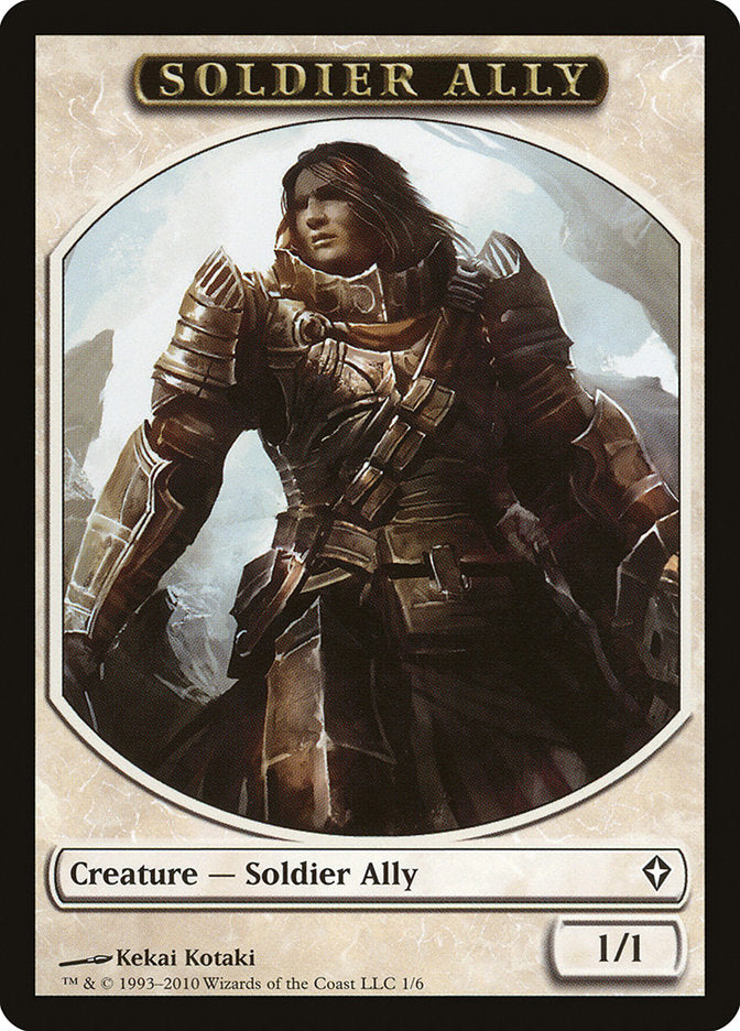 Soldier Ally Token [Worldwake Tokens] MTG Single Magic: The Gathering | Red Claw Gaming