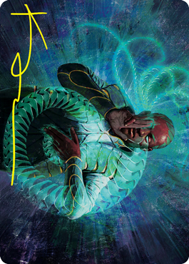 Biomathematician Art Card (Gold-Stamped Signature) [Strixhaven: School of Mages Art Series] MTG Single Magic: The Gathering | Red Claw Gaming
