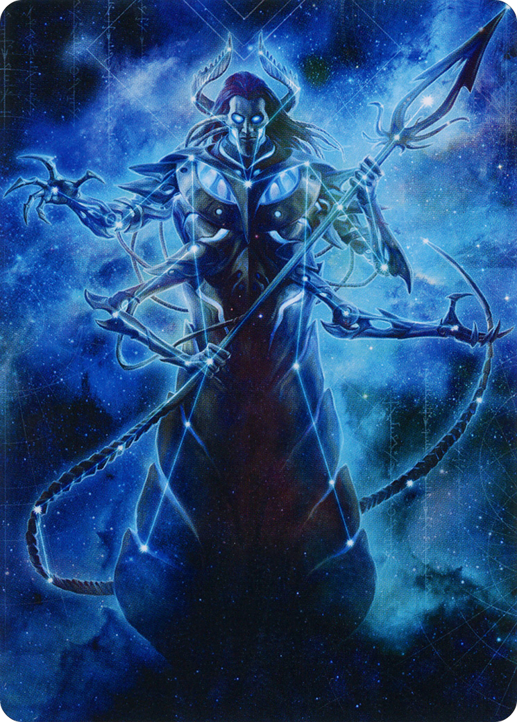 Heliod, the Warped Eclipse Art Card [March of the Machine Art Series] MTG Single Magic: The Gathering | Red Claw Gaming