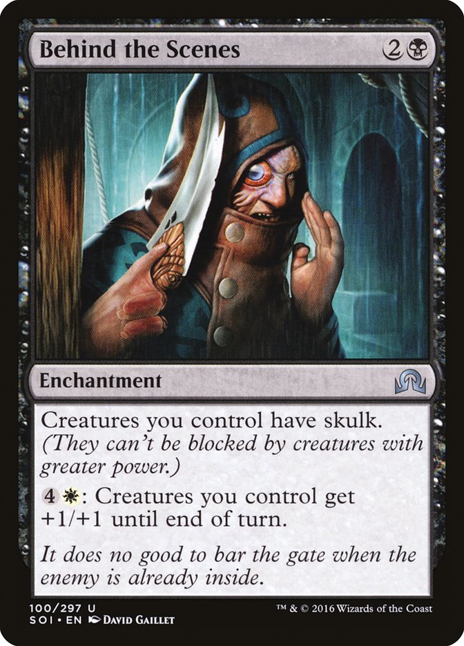 Behind the Scenes [Shadows over Innistrad] MTG Single Magic: The Gathering | Red Claw Gaming