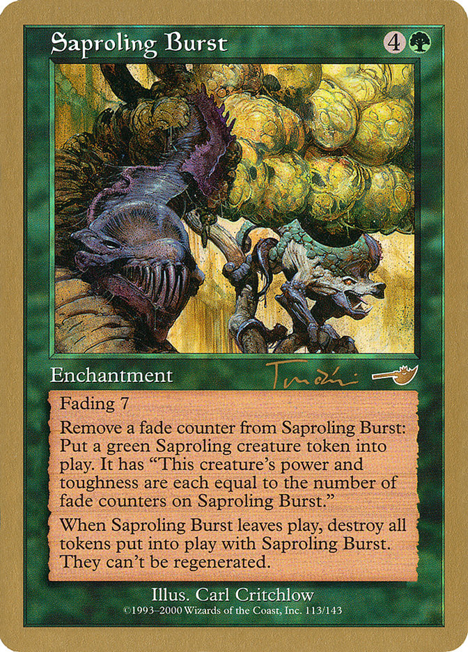 Saproling Burst (Jan Tomcani) [World Championship Decks 2001] MTG Single Magic: The Gathering | Red Claw Gaming