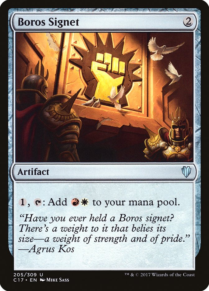 Boros Signet [Commander 2017] MTG Single Magic: The Gathering | Red Claw Gaming