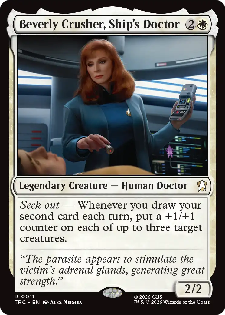Beverly Crusher, Ship's Doctor [Star Trek Commander] MTG Single Magic: The Gathering | Red Claw Gaming