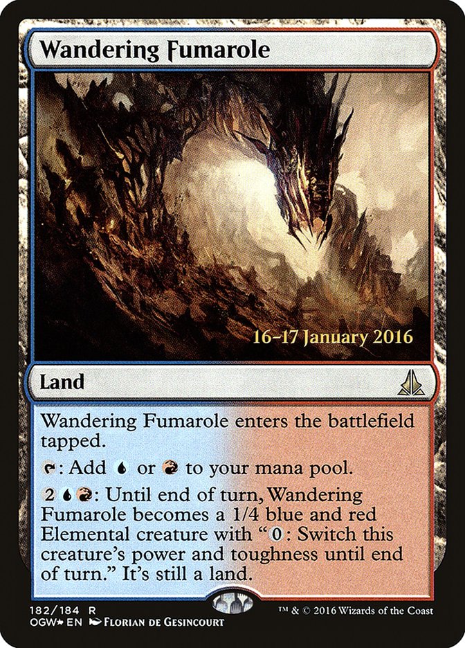 Wandering Fumarole [Oath of the Gatewatch Prerelease Promos] MTG Single Magic: The Gathering | Red Claw Gaming