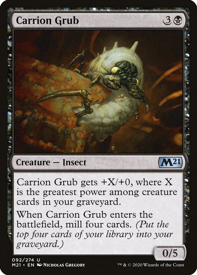 Carrion Grub [Core Set 2021] MTG Single Magic: The Gathering | Red Claw Gaming