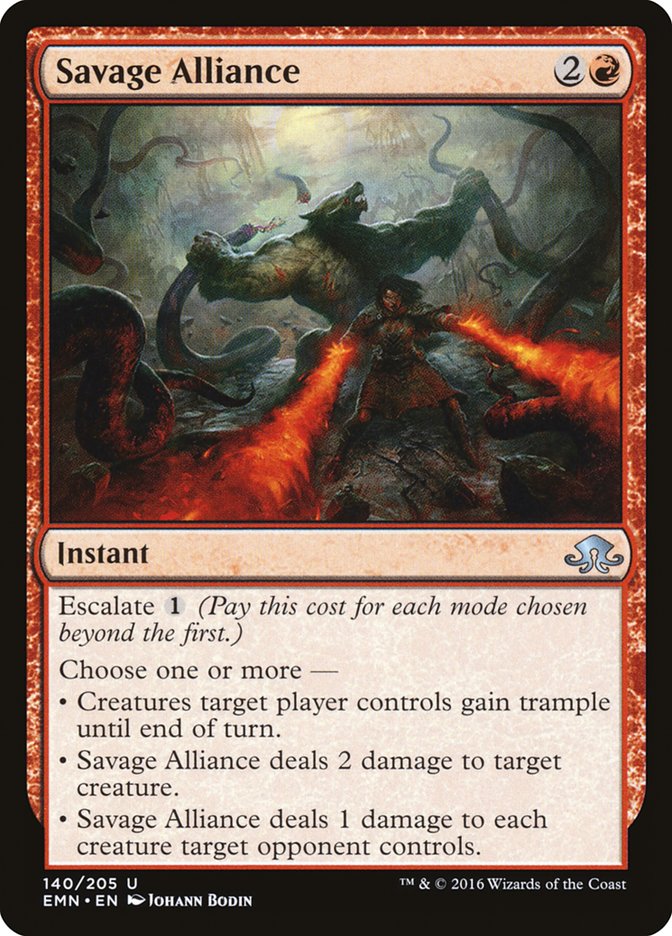 Savage Alliance [Eldritch Moon] MTG Single Magic: The Gathering | Red Claw Gaming