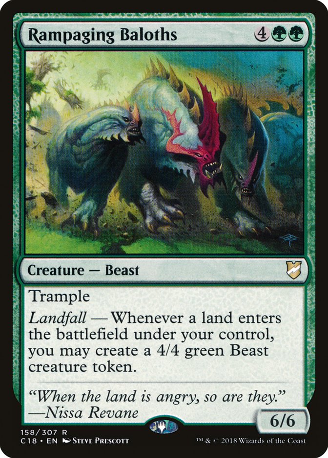 Rampaging Baloths [Commander 2018] MTG Single Magic: The Gathering | Red Claw Gaming