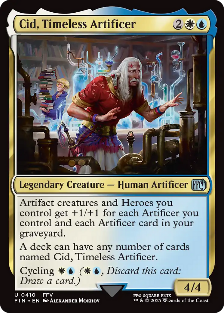 Cid, Timeless Artificer (0410) [FINAL FANTASY] MTG Single Magic: The Gathering | Red Claw Gaming