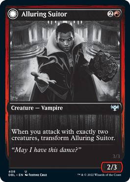 Alluring Suitor // Deadly Dancer [Innistrad: Double Feature] MTG Single Magic: The Gathering | Red Claw Gaming