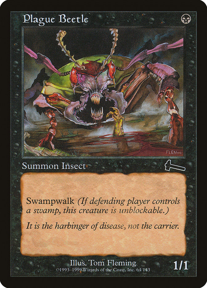 Plague Beetle [Urza's Legacy] MTG Single Magic: The Gathering | Red Claw Gaming