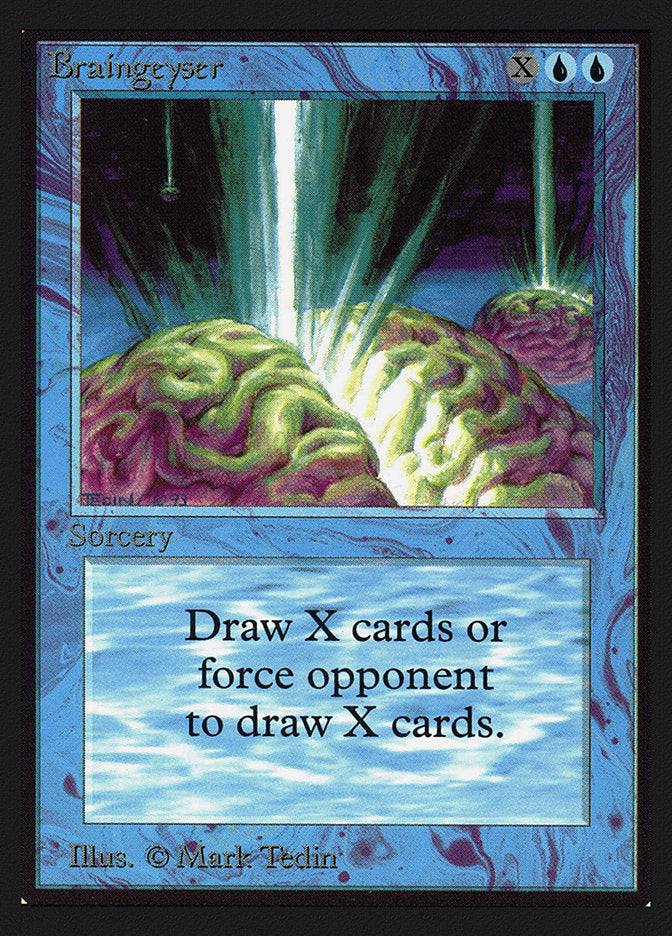 Braingeyser [International Collectors' Edition] MTG Single Magic: The Gathering | Red Claw Gaming