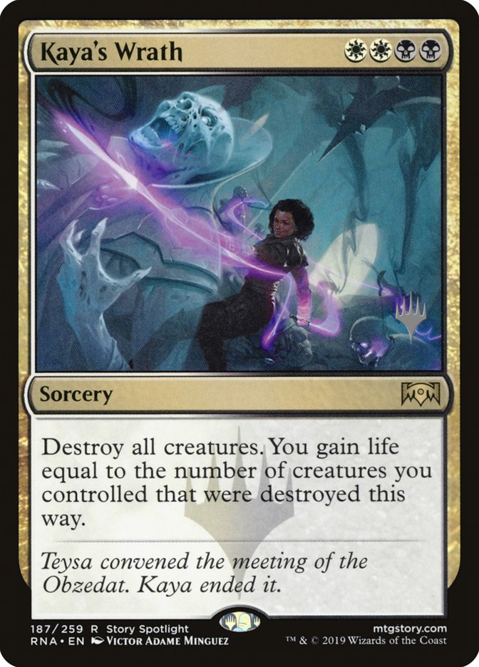 Kaya's Wrath (Promo Pack) [Ravnica Allegiance Promos] MTG Single Magic: The Gathering | Red Claw Gaming